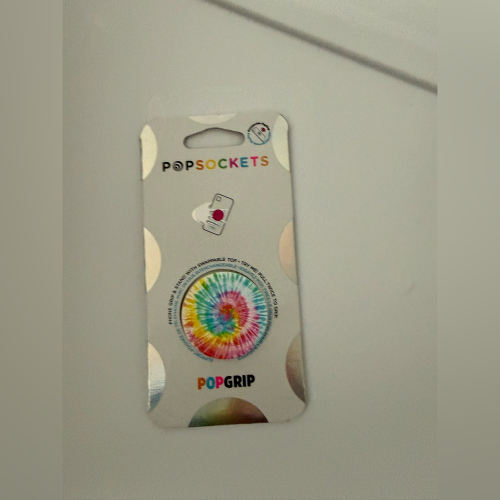 PopSockets Tie-Dye + glitter Phone Grips